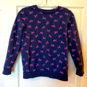 Cat & Jack girls soft sweatshirt size medium 10-12
